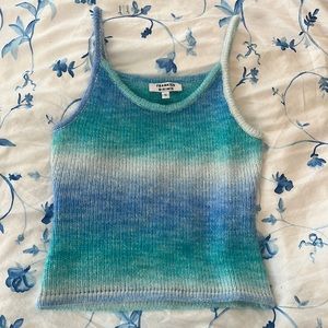Frankie’s bikinis knitted tank top never worn
